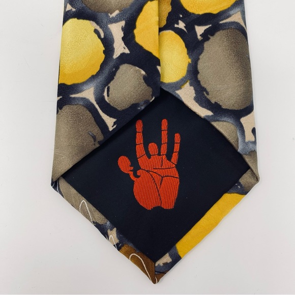 J GARCIA Courtyard Performance Watercolor Collection Artist Proof No. 9 Silk Tie - Picture 5 of 11